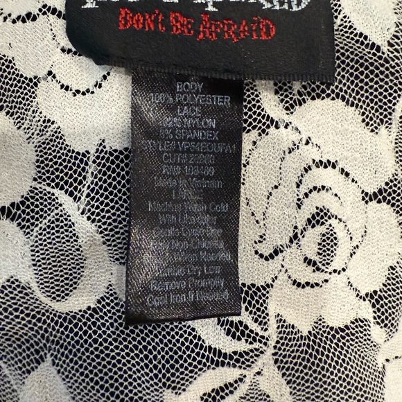 Women's Cream Ruffled Top - Picture 2 of 2